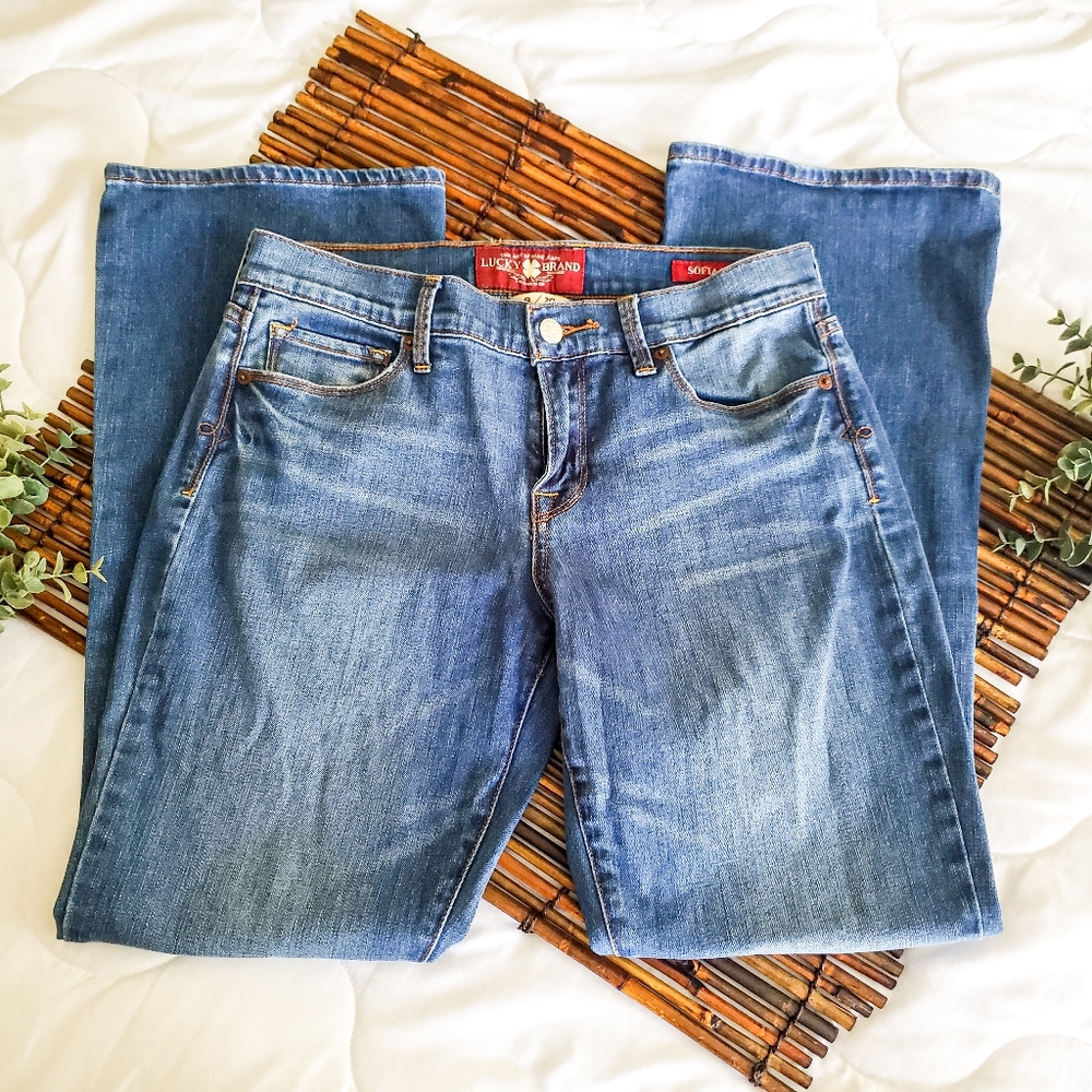 LUCKY BRAND SOFIA BOOT ANKLE 8 29 JEANS BOTTOMS